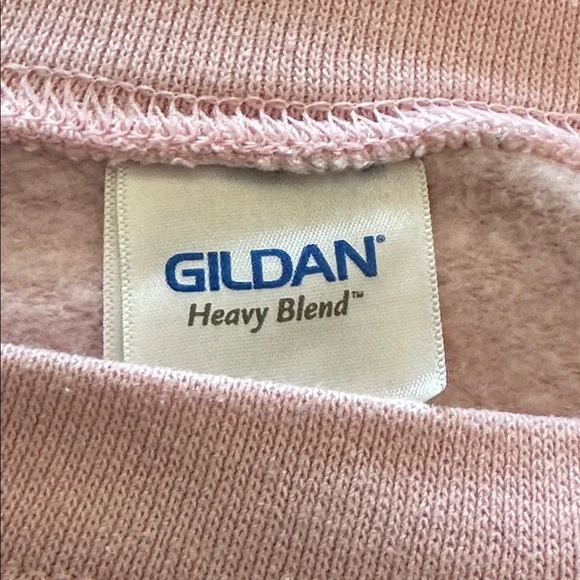 Women’s Gildan Pink Ariana Grande Dangerous Woman Tour Crewneck Sweatshirt - Picture 6 of 7